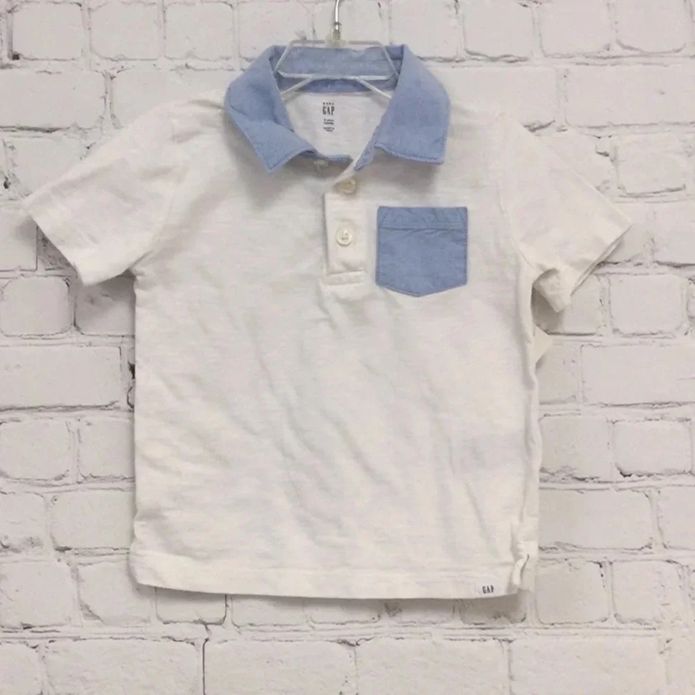 Baby Gap Boys Collar Short Sleeve Top size 2T